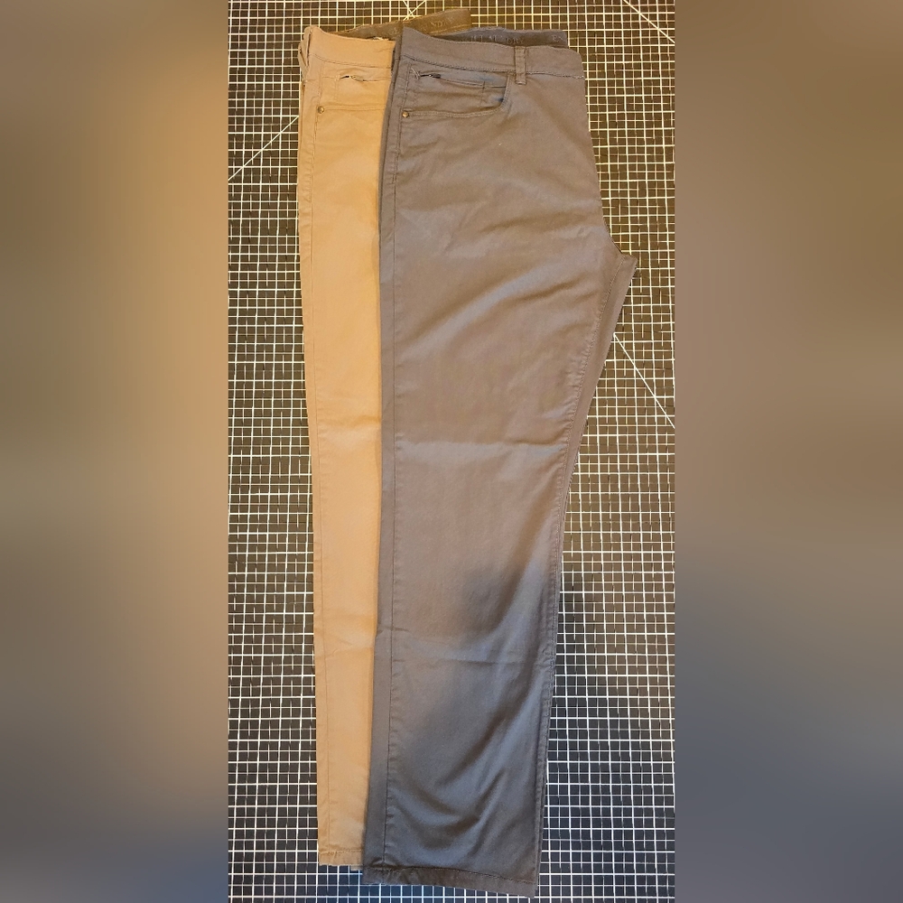 (X2) English Laundry Men's Chinos - Tan Gray 40x32